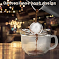 Miniatyrbild 4 av 7: Fryst boll för espresso kaffe återanvändbar kylning kaffe verktyg