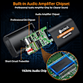 Miniatyrbilde 4 av 7: 192kHz DAC Konverter SPDIF til RCA Digital til Analog Audio Konverter