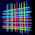 Miniatyrbillede 6 af 7: Fest Fluorescens Lys Glow Sticks Armbånd Halskæder Neon Til Bryllup Fest Glow Sticks Bright Farverig Glow Stick