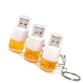 Miniatyrbilde 7 av 7: Øl Krus Flash Stikk Gaver Nøkkelkjede 64GB  Penn Stasjoner USB 2.0 Plast Minne