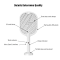 Pikkukuva 7 / 8: 3 in 1 sähkö Mosquito Swatter, Mosquito Killer lamppu   TYPE-C latauksella