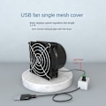 Miniatyrbillede 6 af 8: USB Justerbar Hastighed Lodde Røg Absorber ESD Røg Udsugning Blæser Rør Kanal Exhuast Blæser
