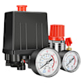 Miniatyrbillede 7 af 7: Luft kompressor tryk afbryder ventil kontrol manifold regulator målere