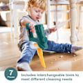 Miniatyrbillede 3 af 7: Elektrisk Mini Støvsuger Simulering Husarbejde Støv Opsamler