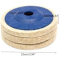 Miniatyrbilde 3 av 3: Hot salg 100mm ull polering hjul polering pads