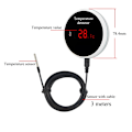 Miniatyrbild 6 av 6: Wifi Temperatur Sensor 3m Tråd Sond Digital Smartlife Termometer