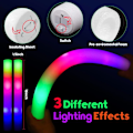 Miniatyrbild 2 av 6: 30 bitar Fuam Glow Sticks med 3 Modes Colorful Led Blinkande Glow Stick