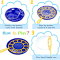 Miniatyrbild 4 av 7: Barn Big Bubbles Wand Kit Barn Leksaker Fancy Bubble Circle Rekvisita