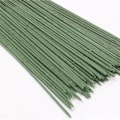 Miniatyrbilde 3 av 9: 200 stykker Plastkledd Jern Blomster Stengel For Kunstig Hortensia Rose 6.69tommers Blomst Hode Pinn Stang Bryllup Dekor Tilbehør