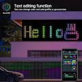Miniatyrbilde 4 av 7: Smart Gardin String Light App DIY Bilde Tekst LED Display Smart LED RGB String Light