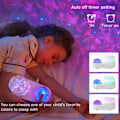 Miniatyrbilde 6 av 7: Dynamisk 360 grader Ocean Starry Sky Galaxy Projection Light