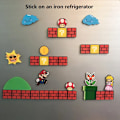 Miniatyrbild 1 av 8: Super Mario Magnet Kylskåp Magnetisk Klistermärke Tecknad Anime Foto Meddelande Tavla Klistermärken