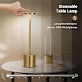 Miniatyrbilde 4 av 10: Classic Bord Lampe USB Opladbar Natt Lys Trinnløs Dimming Touch Desk Lampe