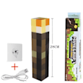 Pikkukuva 3 / 4: 11,5 tuuman Brownstone taskulamppu Led yö valot USB ladattava pöytä valo peli huone koristelu lamppu