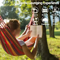 Miniatyrbild 4 av 6: Utomhus Swing Net Hed Anti Rollover Randad Hängande Stol Hängmatta
