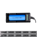 Miniatyrbillede 4 af 4: Universal USB Smart Enkelt Slot Oplader 18650 Lithium Oplader til Lommelygte Legetøj 18650 14500 26650 3,7V-4,2V Belysning Power Bank