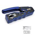 Pikkukuva 3 / 9: Rj45 crimper verkko työkalut pihdit cat5 cat6 8p rg rj 45 ethernet kaapeli kuorija puristus lanka puristin