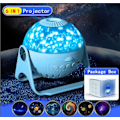 Miniatyrbilde 3 av 11: LED Stjerne Projektor Natt Lys 6 i 1 Planetarium Projeksjon Galaxy Starry Sky Projektor Lampe