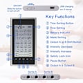 Miniatyrbillede 8 af 8: Elektrisk Professionel Muskel  stimulator 24 Modes EMS 4 Output Kanal Fysioterapi Tens maskiner