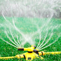 Miniatyrbild 6 av 11: 360 grader automatisk vatten sprinkler huvud justerbart trädgård tillförsel spray munstycke