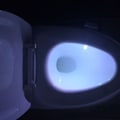 Miniatyrbilde 6 av 6: Smart Bad Toalett Nattlys LED Body Motion Aktivert På/Av Sete Sensor Lampe