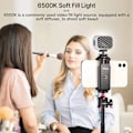 Miniatyrbild 6 av 7: Ultra Mini Rechargeable LED Video Light Justerbar Vlog Light