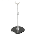Miniatyrbillede 1 af 6: Rustfrit stål Stående Holder Dukker Tilbehør Universal Display Justerbar Stativ