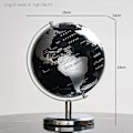 Miniatyrbillede 5 af 6: Metal Base World Globe Roterende World Globe med Stand