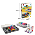 Miniatyrbillede 7 af 8: 120 udfordringer IQ 3D puslespil brætspil klassisk pyramide plade perle logisk sind for børn pyramide perler montessori legetøj