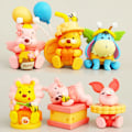 Miniatyrbillede 3 af 3: Winnie The Poh Honey Tigger Eeyore Action Figures Piglet Doll Model