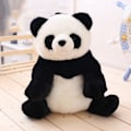 Miniatyrbilde 3 av 8: Simulering 32cm Panda Ryggsekk Jenter Gutter Plysj Justerbar Skolevesker Fylt Dyr veske