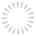Miniatyrbild 1 av 10: 20 bitar För Apple Pencil Nib Dubbellager För Apple Pencil 1a 2nd Generation Tips