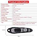 Miniatyrbild 3 av 7: Multifunktion led vibration armband luft tryck knådning varm kompress meridian fysioterapi instrument