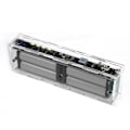 Miniatyrbild 1 av 7: Two Way No Welding LED Light Digital Display Transparent Punk Batteri Snabb Charge Power Bank Case