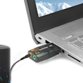 Pikkukuva 4 / 7: Mini ulkoinen USB 3,5mm mikrofoni kuuloke liitin stereo kuulokkeet 3d ääni kortti ääni sovitin