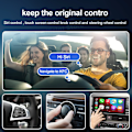 Miniatyrbilde 5 av 6: 5 2air Wireless CarPlay Android Auto Wireless Box 2in 1 Adapter 2-Channel Work Waze Spotify 5.8Ghz WiFi BT5.0 Siri GPS