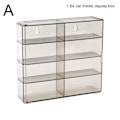 Miniatyrbilde 5 av 5: 1:64 Akryl Bil Display Eske For Varme Hjul Bil Modell Leketøy 8 Grid skap Rack