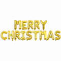 Miniatyrbild 3 av 4: God jul brev folie ballonger banner jul dekorationer jul prydnad