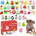 Miniatyrbilde 2 av 6: Advent kalender elastisitet jul advent kalendere mochi leker uvanlig juletema mochi plysj leketøy