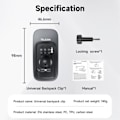 Miniatyrbild 8 av 9: 360° Rotation Magnetisk Ryggsäck Klämma Klämma Fäste för GoPro Hero 11 10 9 8 7 6 5 Insta360 DJI Action Kamera Tillbehör