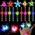 Miniatyrbillede 3 af 6: 12 stykker LED Luminous Fidget Spinner Armbånd