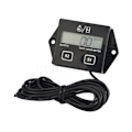 Miniatyrbillede 5 af 7: Benzin Motor Digital Skærm Tach Time Meter Gauge Induktivt Speedometer