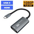 Miniatyrbilde 2 av 6: Video opptaker boks bærbar HDMI-kompatibel To Type C 1080p Lyd Undervisning Grabber Video Capture Card