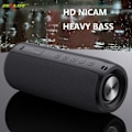 Miniatyrbild 2 av 7: Kraftfull Bluetooth Högtalare Bas Trådlös Bärbar Subwoofer Vattentät Ljud Box Support TF, TWS, USB Flash Drive