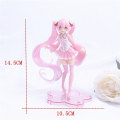 Miniatyrbilde 3 av 5: Anime Hatsune Miku Action Figur Miku Kawaii Samling Modell Rosa Sakura kawaiii dukke
