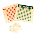 Pikkukuva 2 / 6: Montessori Koulutus Puulelu Kerto ja jako helmet lauta