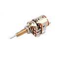 Miniatyrbillede 5 af 6: 16 type Dobbelt Skaft Potentiometer Med Switch