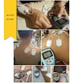 Miniatyrbilde 5 av 6: Digital Elektrisk Maskin Kroppsmassasje Vibrerende Meridian Puls Muskel stimulator