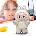 Miniatyrbild 2 av 7: Transparent skyddande skydd monster leksak tomte docka lock förvaring box
