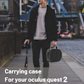 Miniatyrbild 5 av 7: Hårt EVA Resa Förvaring Väska För Oculus Oculos Quest 2 VR Headset Portabelt Bekvämt Bärande väska Kontrollsystem Tillbehör